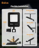 50W Outdoor Motion Sensor Security Light 4500LM Floodlight IP65
